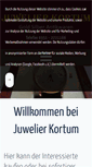 Mobile Screenshot of juwelier-kortum.de